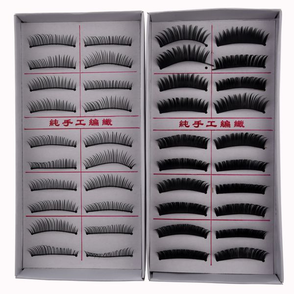 20 Pairs Regular Long and Thick Eyelashes Style 1 and 2