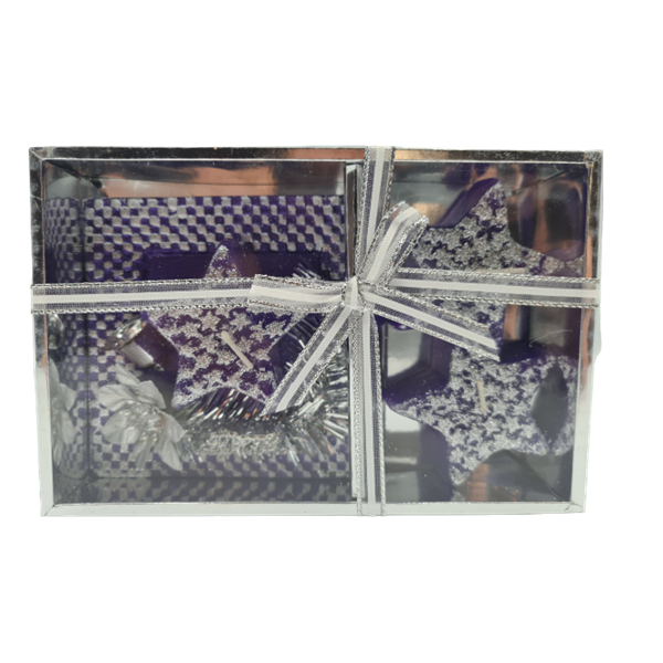Christmas Candle Set Purple