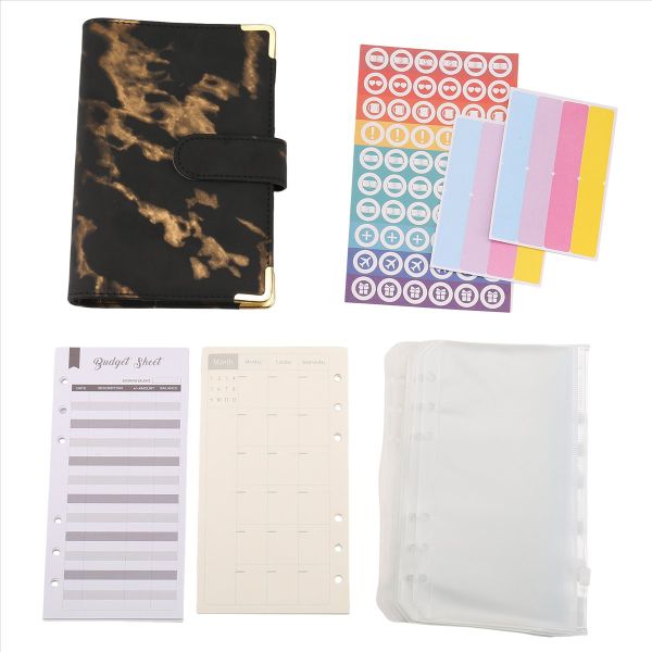 Budget Binder Money Saving Wallet for Cash Stuffing Money Organiser