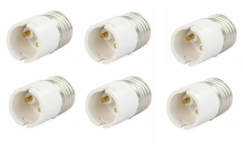 Drlight 6 Piece E27 To B22 Adapters Lamp Holder