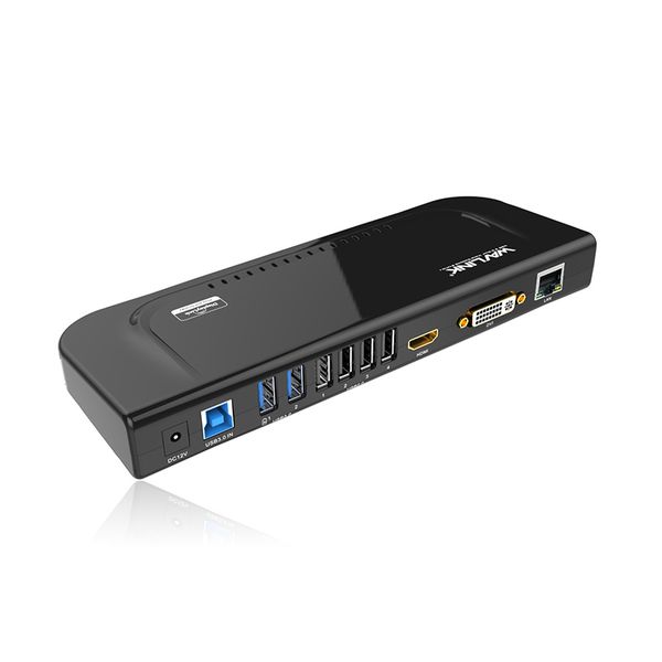 Wavlink WAV-UG39DK4 USB 3.0 Universal Docking Station for Windows &amp; macOS