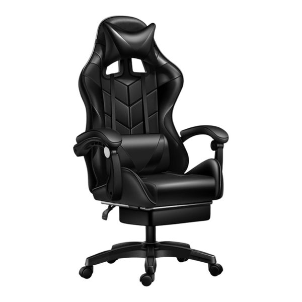 Ergonomic Chair with Footrest Adjustable High-Back Office&amp;Home -Black