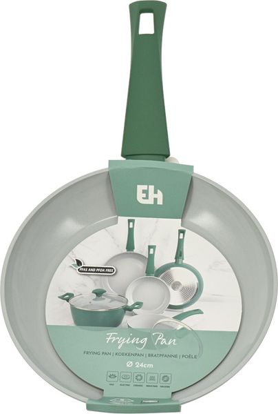 Excellent Houseware Aluminum Non-Stick Frying Pan Diameter 24cm - Green