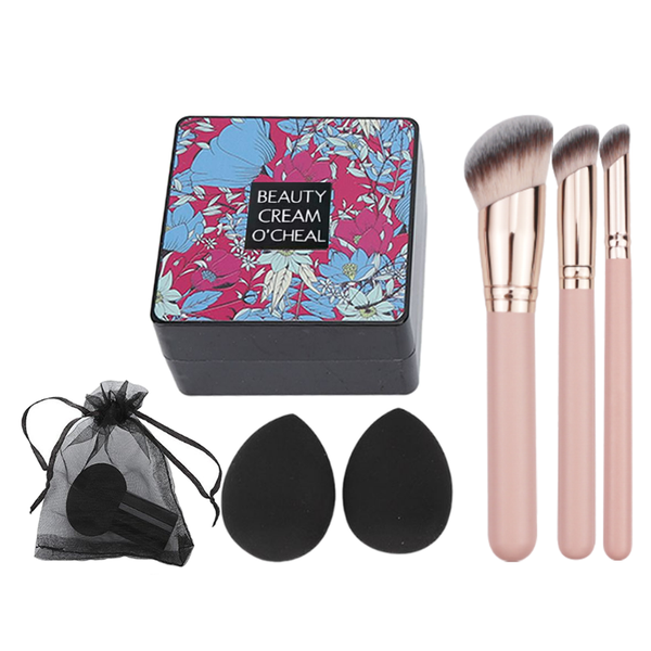 Woosien 0.7oz BB Cream Foundation Concealer Air Cushion Kit with Makeup