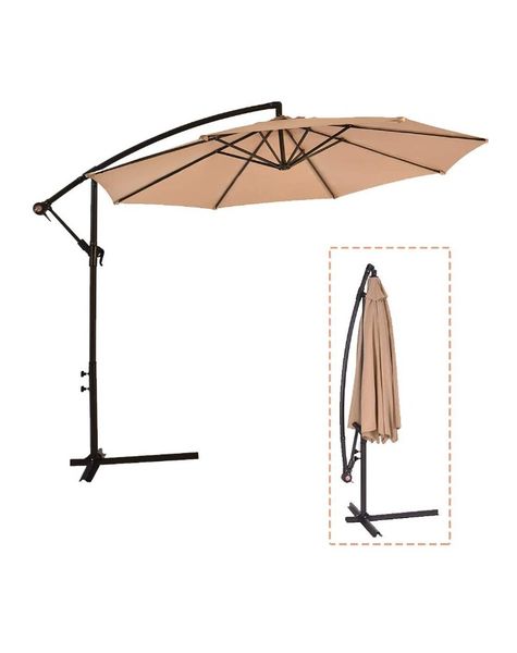Patio Cantilever Umbrella 360 Rotation