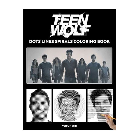 Teen Wolf Dots Lines And Spirals Teen Wolf Coloring Book Buy Online In South Africa Takealot Com