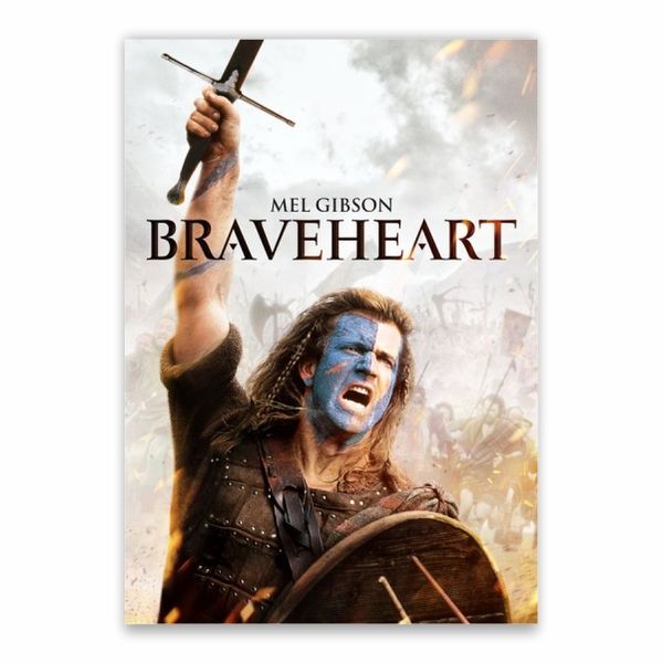Mel Gibson Braveheart Poster - A1