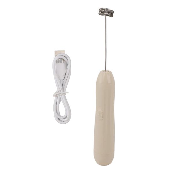 Mini Handheld Milk Frother USB Rechargeable Electric Whisk Drink Mixer
