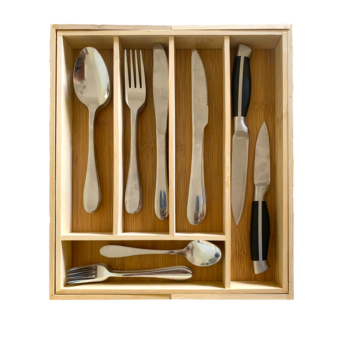 Exquisite Stainless Steel 38 Piece Cutlery Set + Bamboo Tray Shop