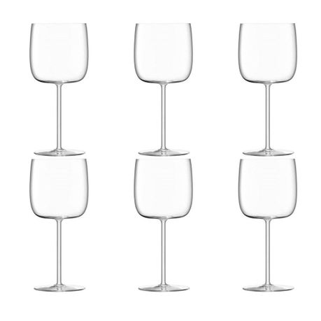 LSA International Set of 6 Borough Wine Glasses (450ml)