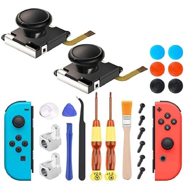 Joy-Con 3D 23 in 1 Joystick Repair Kit Compatible With Nintendo Switch
