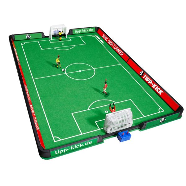 TIPP-KICK Junior Cup Soccer Game - Mini Players, Goals, Ball, Pitch 83x56cm