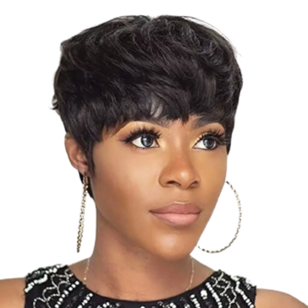 Short Pixie Fringe Cut wig