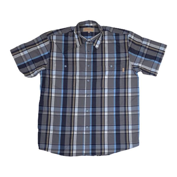 Sterling Check Shirt Blue/Grey/Beige image