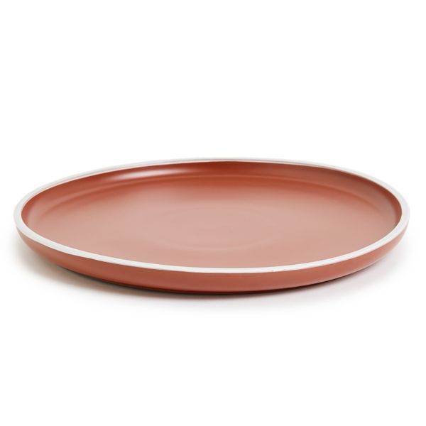 George &amp; Mason - Rust Ceramic Stackable Dinner Plates