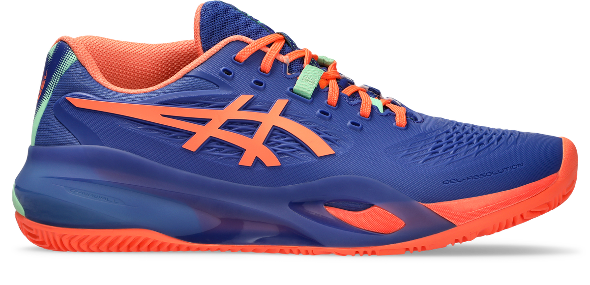 Asics Men's Gel-Resolution X Padel Shoes - Dark Cobalt/Vivid Coral