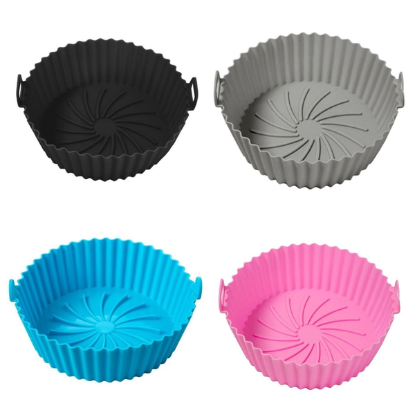 4 Pieces Reusable Air Fryer Silicone Liners