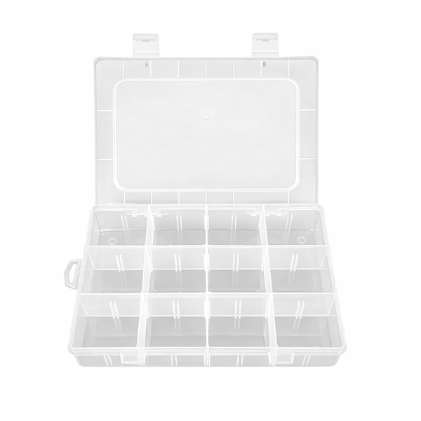 1 Modern Transparent Plastic Organizer Boxes with Detachable