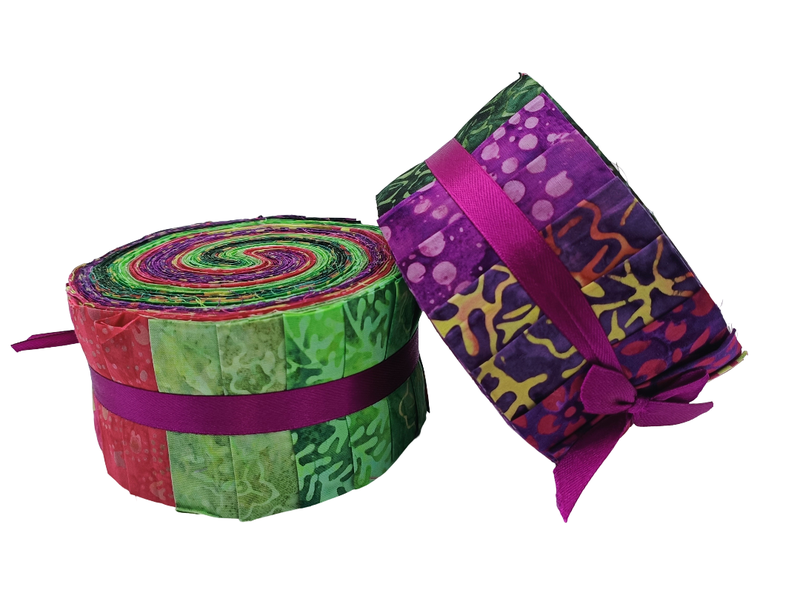 Quilters Basket Batik Roll