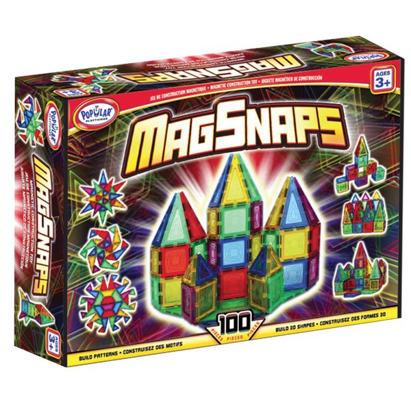 Popular Playthings Mag-Snaps: 100 Pieces