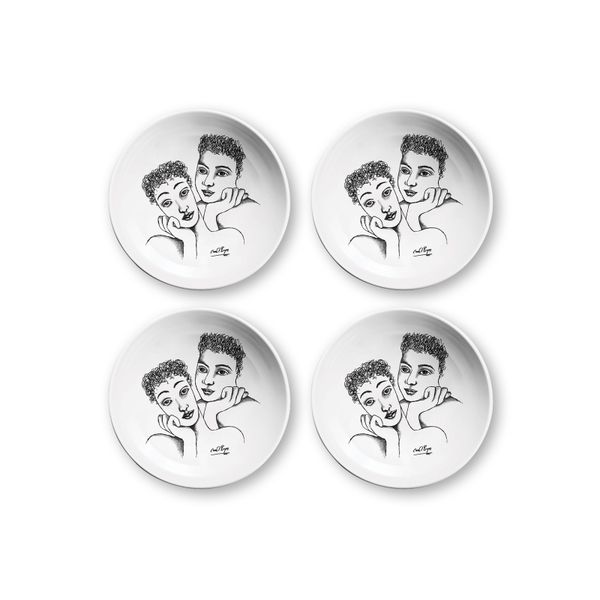 Carrol Boyes Cereal / Soup Bowl Set of 4- Two of a Kind