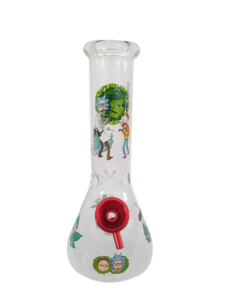 Glass Bong with Ice Catch - Rick and Morty MonsterBud Yonip Sibanak