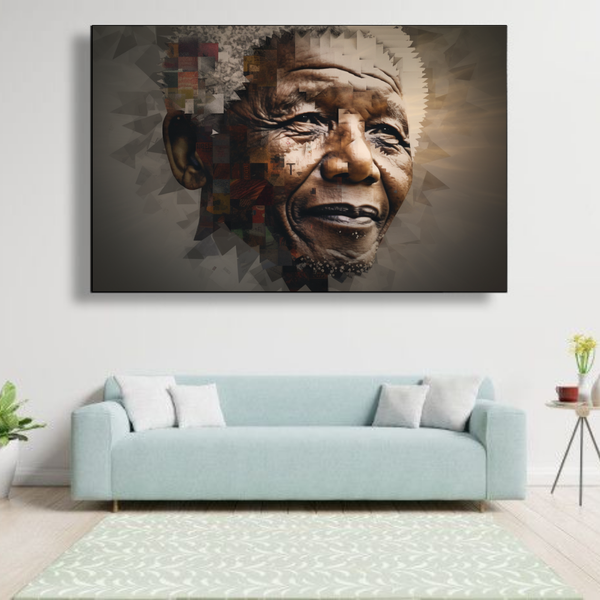 Canvas Wall Art - Tata Madiba Portrait - IM0033