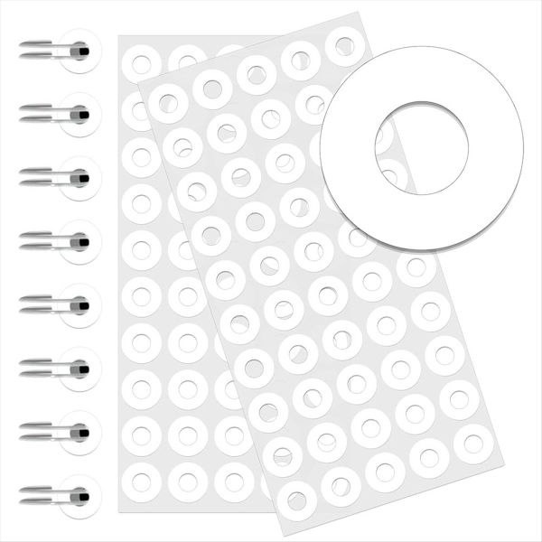 Self-Adhesive White Hole Reinforcement Stickers for School Office