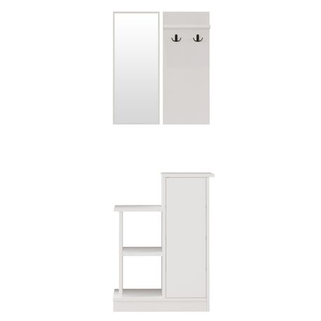 Yurupa Shoe Rack Cabinet Cupboard Hallway Storage Hooks Organiser and Mirror Shop Today. Get it Tomorrow takealot