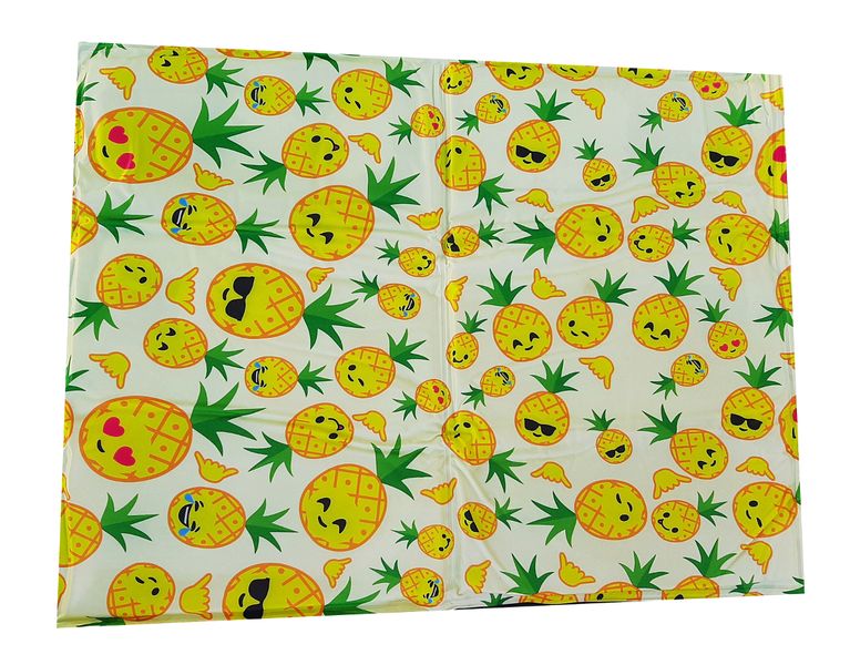 Pet Cool mat - Yellow Pinapples