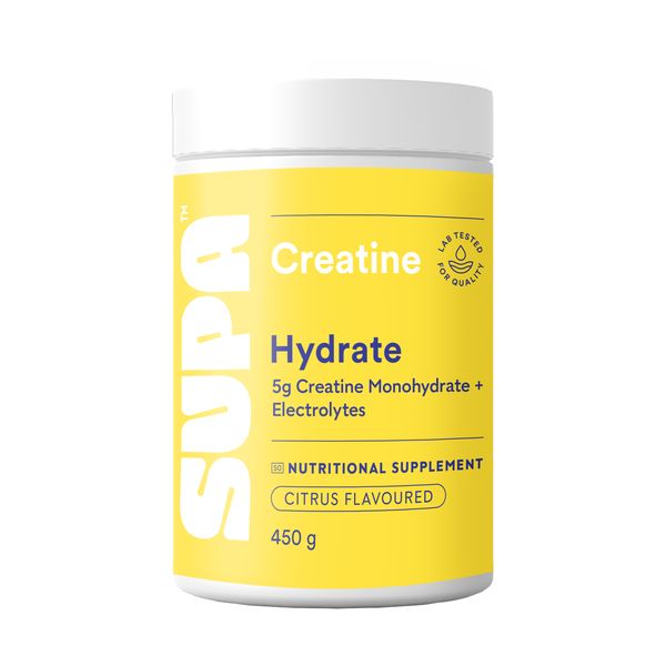 SupaCreatine Hydrate 450g - Citrus Flavour