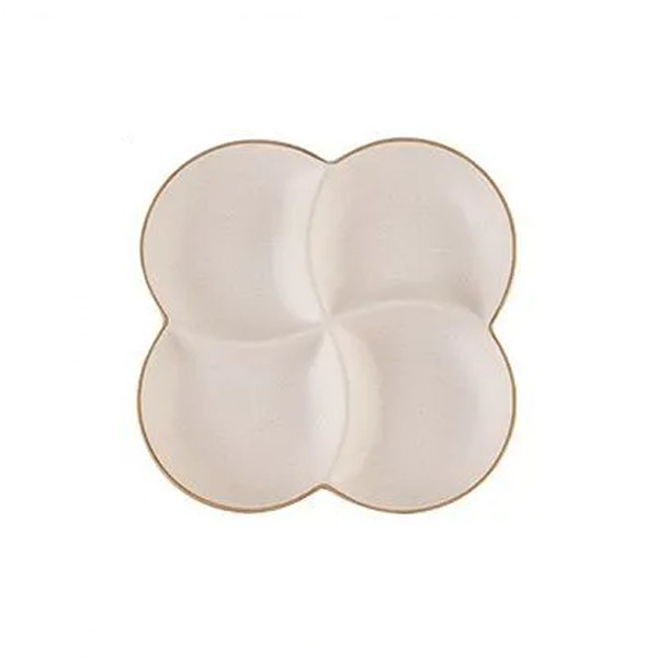 8" Divided Ceramic Luxury Plate- ZG8-635A