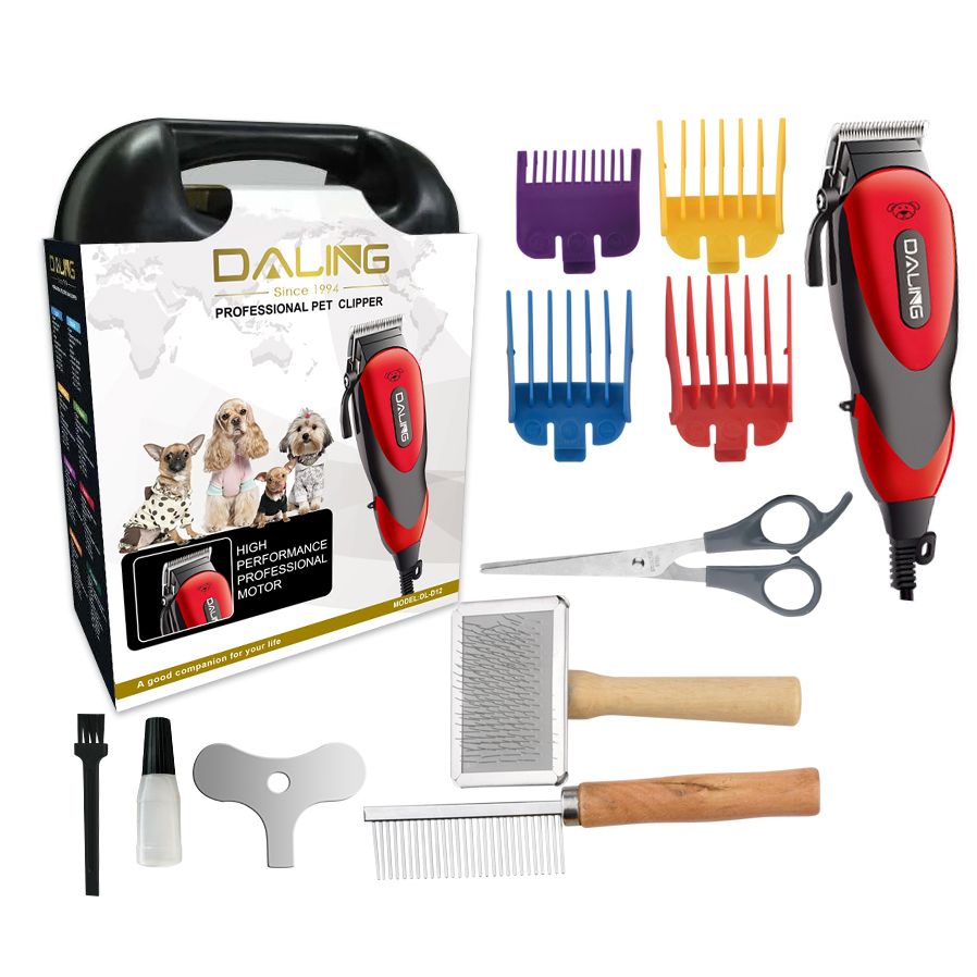DALING 11in1 Electric Pet Clippers Rechargeable Grooming Trimmer Kit