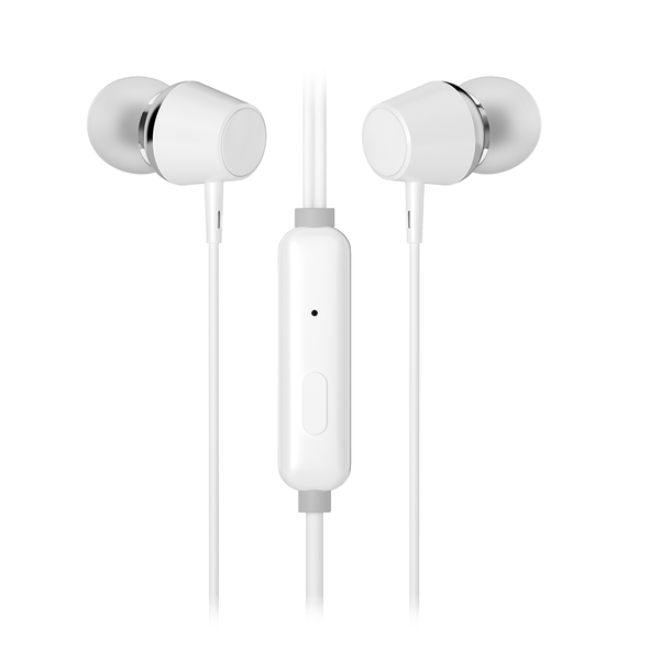 HP In-Ear Earphones with Mic - White