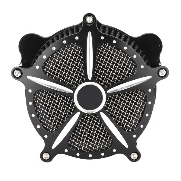 Air Filter for Touring Motorcycle - CNC Aluminum Modified Intake Cleaner