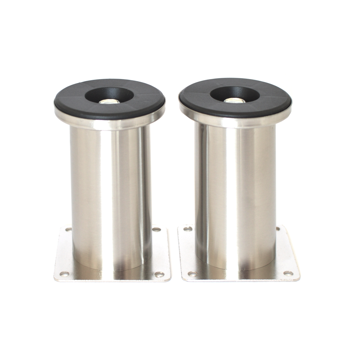 Project Solutions Cabinet Leg 100 X 50 Stainless Steel 2Pack