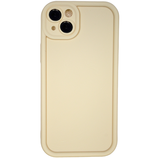 Cream - Phone Case with Bubble Edge &amp; Pro Camera - Iphone 14 Plus