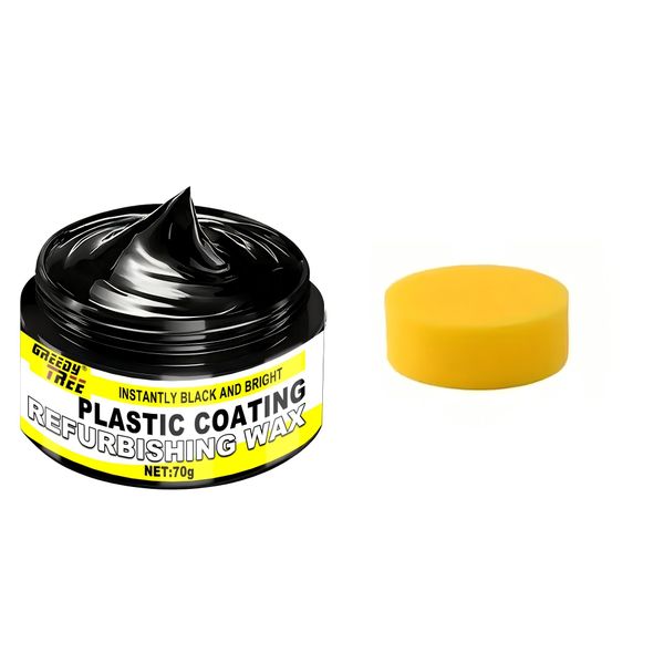 3-in-1 Car Repair Wax: Scratch Remover &amp; Plastic Reviver
