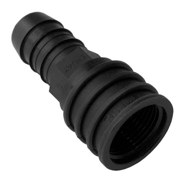 Emjay Adaptor Female 25MMx1 Black Inch