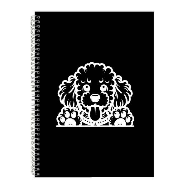 Poodle Dogs Gift Idea Writing Book Notepad Notebook A4 503