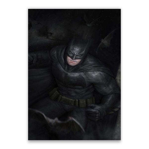 Batman Fight Scene Poster - A1