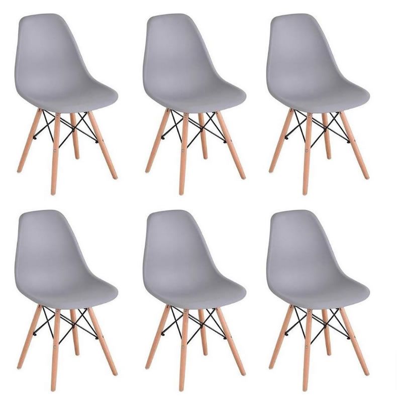 6Pack Wooden Leg Dining Chairs Shop Today. Get it Tomorrow