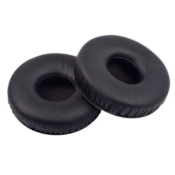 Ear Pads Replaceable Earphone Accessories 75mm Sleeve Black