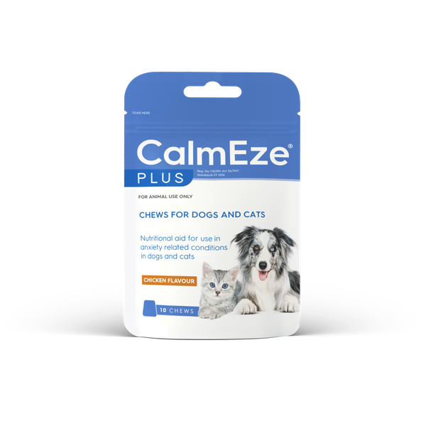 CalmEze Plus Calming Chews for Dogs and Cats - 10's