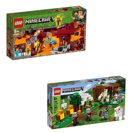 21154 for sale online LEGO The Blaze Bridge Minecraft