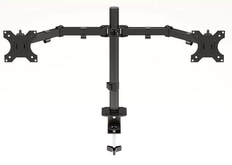 Base double-arm monitor bracket computer monitor bracket fixture type