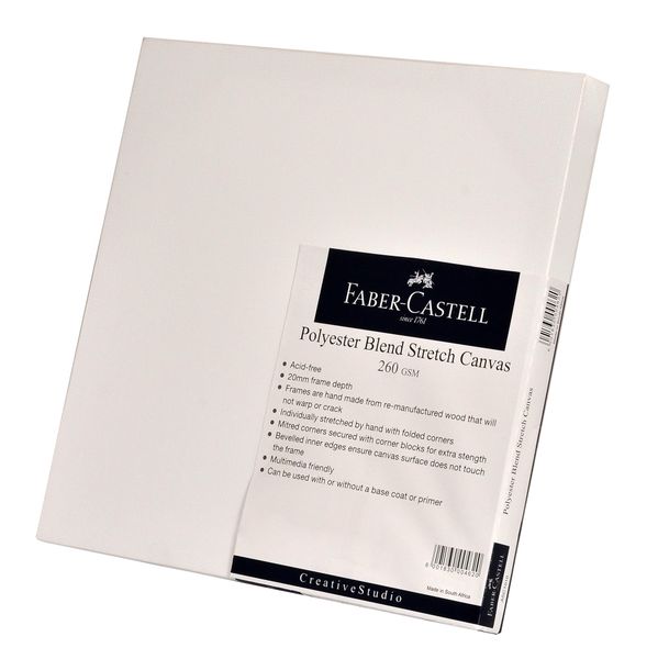 Faber Castell, Stretch Canvas 260 gsm (Thin Edge) 12"x12
