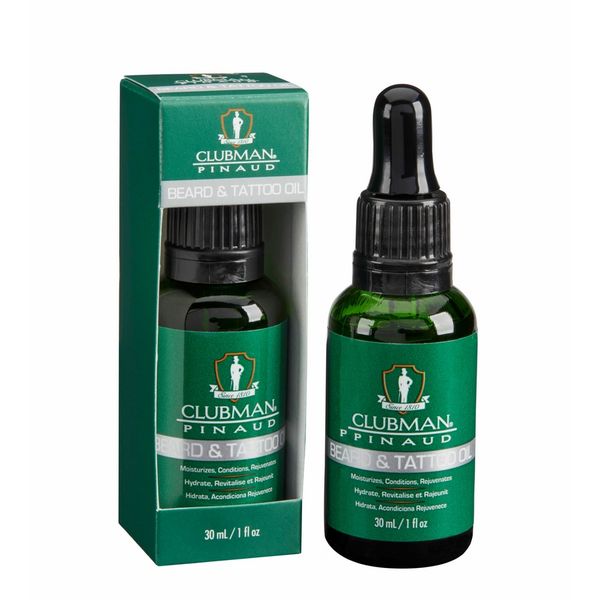 Clubman Beard and Tattoo Oil - 30ml