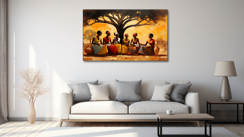 Canvas Wall Art - Ladies Sharing Laughter - HD0287