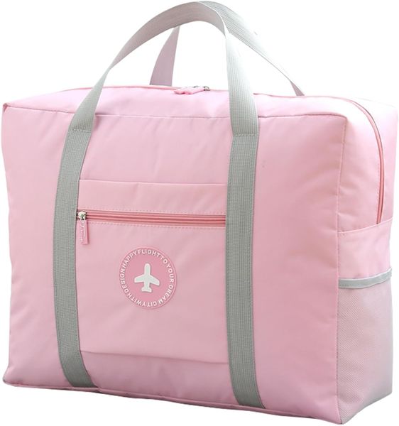 Holdall Large Capacity Travel Tote Duffle Bag - Pink